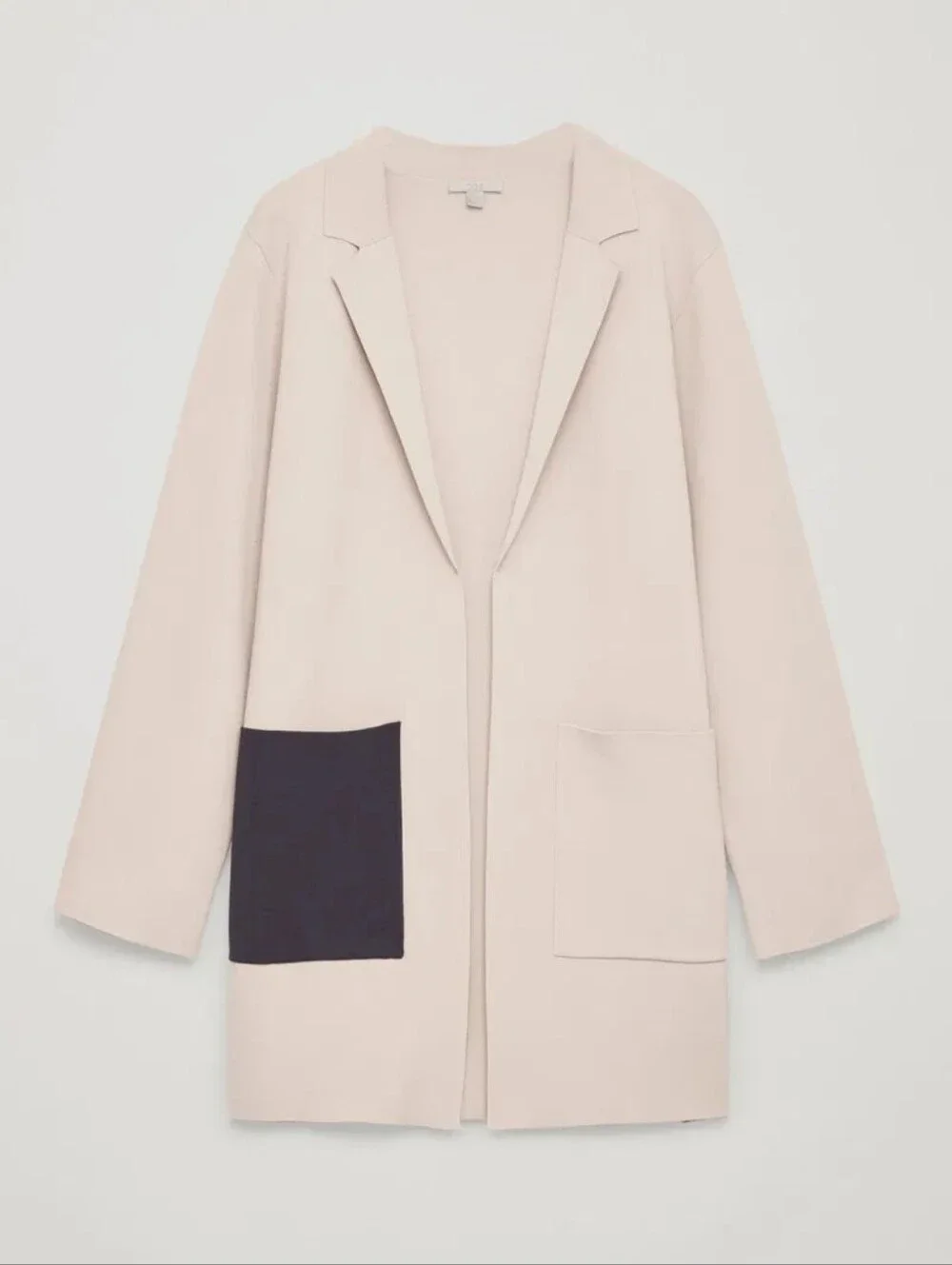COS Long Structured-Knit Jacket - Picture 4 of 11